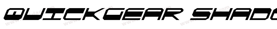 QuickGear Shadow字体转换